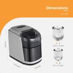15kg Home Bullet Ice Making Machine Mini Small Portable Nugget Ice Machine for