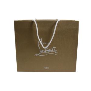 Luxprinters Silver Stamping Gift Bag With Handles Protective Varnish