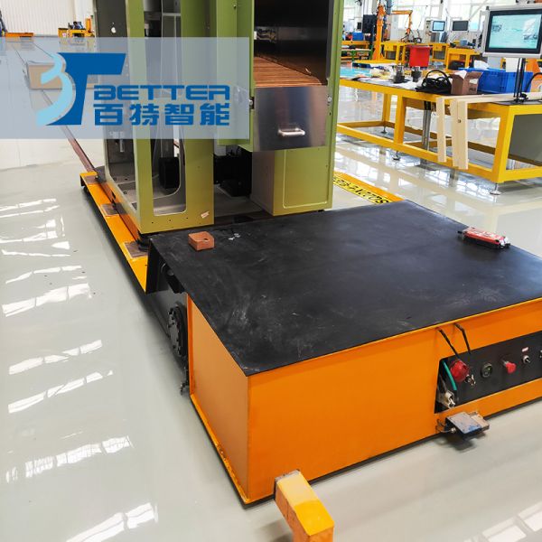 Quality Battery Operated Heavy Duty Flat Cart Long Endurance Large Tonnage Capacity wholesale