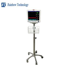 Cheap Mobile Medical Hospital Patient Monitor Fetal Monitor Trolley Cart for sale