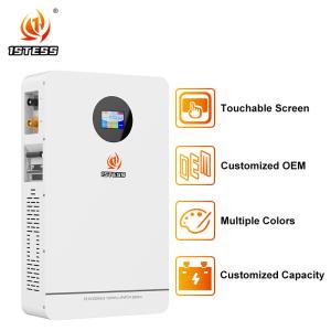 Wall-Mounted 25.6V Lifepo4 200Ah 5.12kwh Lithium Battery Pack for Solar Energy