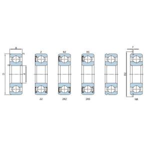 Deep Groove Bearing EMQ Bearings 61805 61810