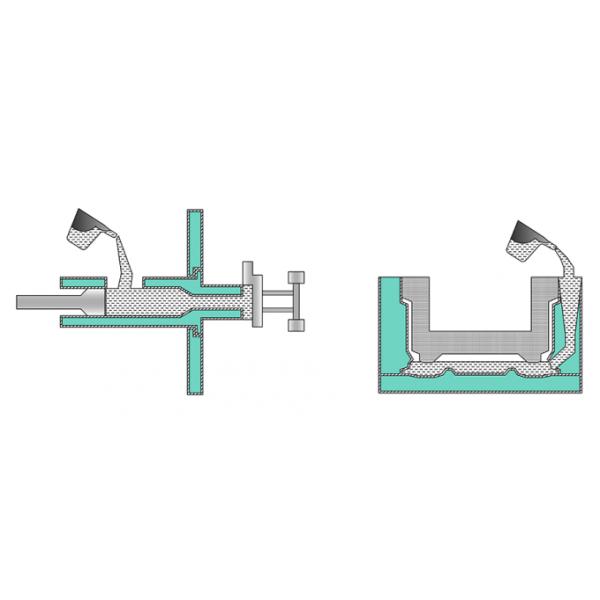Silicon Nitride Pouring Spoon and Crucible with Ultimate Thermal Shock Resistance and Superior Non-Stick Aluminum Properties for the Aluminum Industry