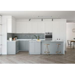 China Modern Style ODM Lacquer Finish Kitchen Cabinet Set White Carcase on sale