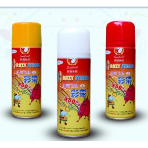 Non-flamble 250ml Aerosol Spray Crazy Silly String Spray Festive Decorations