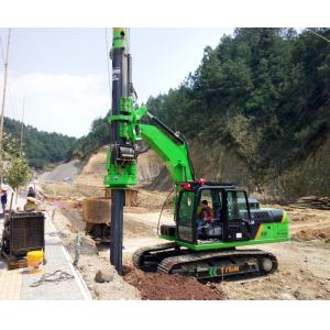 Multifunction 16m Foundation Pile KR50 Excavator Auger Drilling Rig / Well Bore