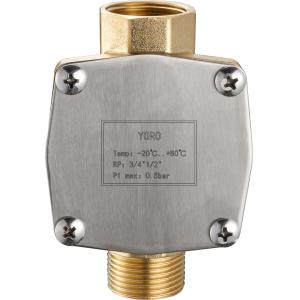 Cheap 5803 Gas Stove Valve Part Pre-filter for Residential Gas Supply with Female x Male Threaded Connection Ends RP 1/2&quot; 3/4&quot; for sale