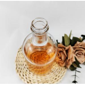 Round 750ml Vodka Spirit Bottle With Custom Glass Bottle and Cap Color Custom