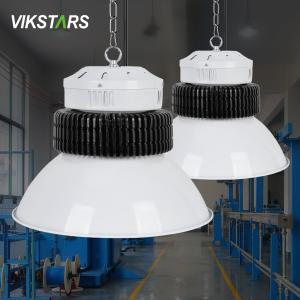 China 150W 200W LED High Bay Lamp White Fin Hanging Industrial Lighting For Indoor Natatorium Lighting on sale