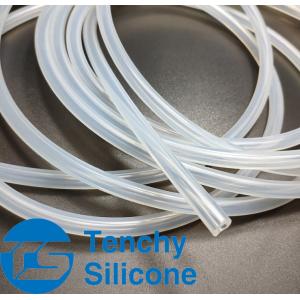 China LFGB Harmless Pure OD 100mm Flexible Silicone Tubing on sale