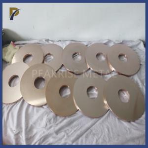75%W Tungsten Copper Disc EDM PCD Tool Material Tungsten Copper Plate Copper