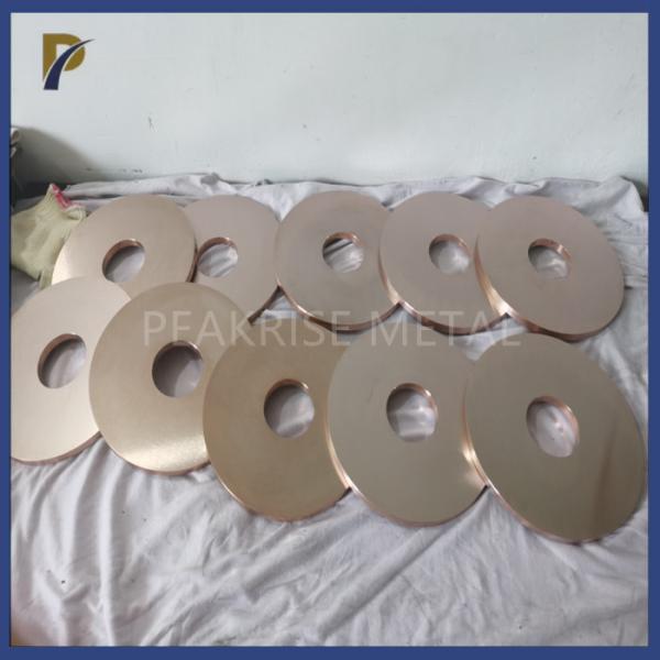 75%W Tungsten Copper Disc EDM PCD Tool Material Tungsten Copper Plate Copper