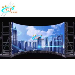 1M Length LED Screen Truss Indoor Advertising Display Flexible Rental Video Wall