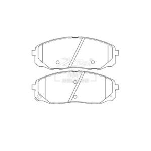 Cheap KIA Carnival 2015, Ceramic Brake Pad, D1814, 58101-A9A00, F for sale