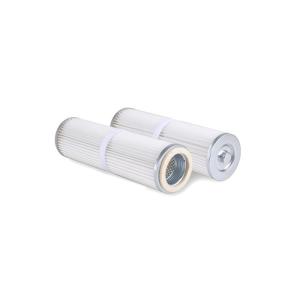 5um,0.5um,2um,0.2um Polyester Spunbond Dust Filter Cartridge Galvanized Steel