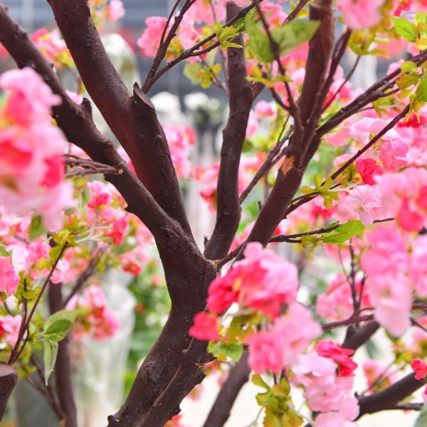250cm Plastic Artificial Cherry Blossom Tree Decoration Plant For Reception Center