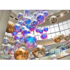 China Advertising Silver Inflatable Mirror Balloon Reflective Ball Theme Decoration Use on sale