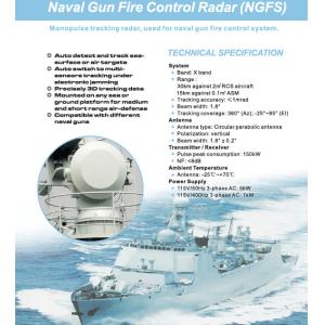 Cheap Monopulse Naval Gun Fire Control and Tracking Radar System NGFS for sale
