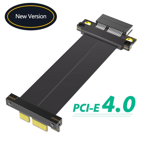 PCI Express 4.0 1X to PCI-E X1 Adapter Riser Card + High Speed Data Extension