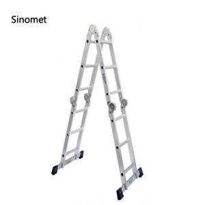 China Multipurpose Aluminum Step Ladder Anodized Surface  Industrial  Aluminum Ladder on sale