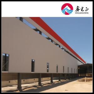 China Epoxy Rich Zinc Primer Finished Prefab Warehouse With H Steel Main Steel Frame on sale