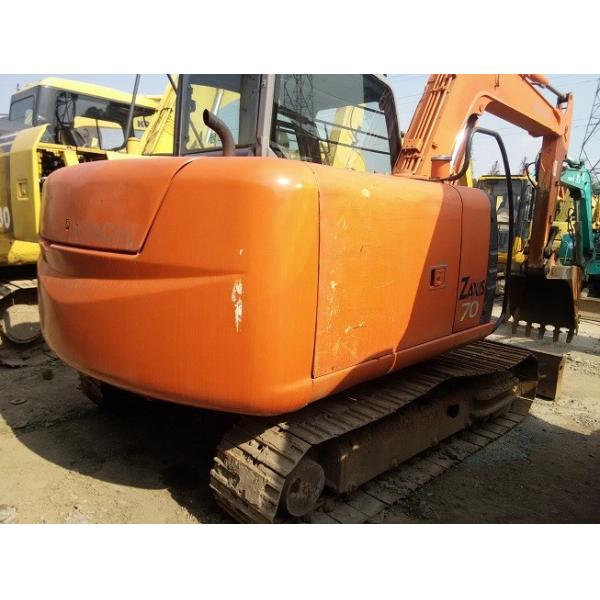 Quality Used Mini Excavator HITACHI ZX70 Digger With Blade wholesale