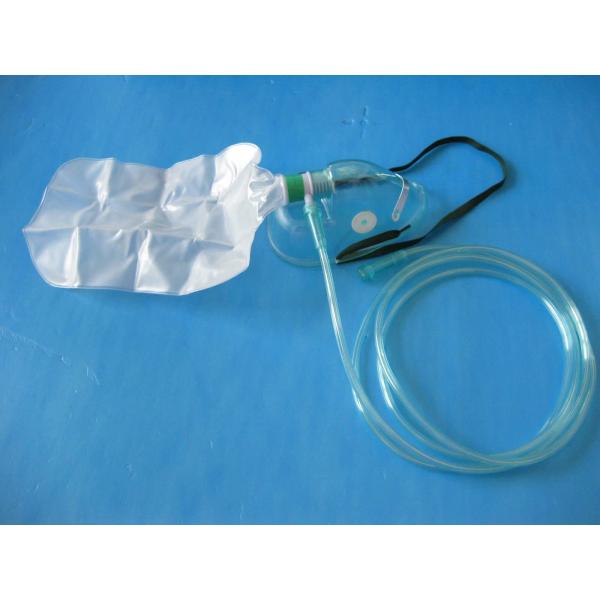 Quality 1000ml Medical PVC Non Rebreathing Oxygen Mask With Reservoir Bag For Emergency wholesale