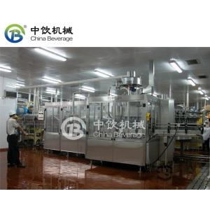Auto Capping Carbonated Beverage Filling Machine Stainless Steel Compact