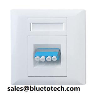 Optical Fiber faceplate for SC Simplex adapter or LC duplex adapter