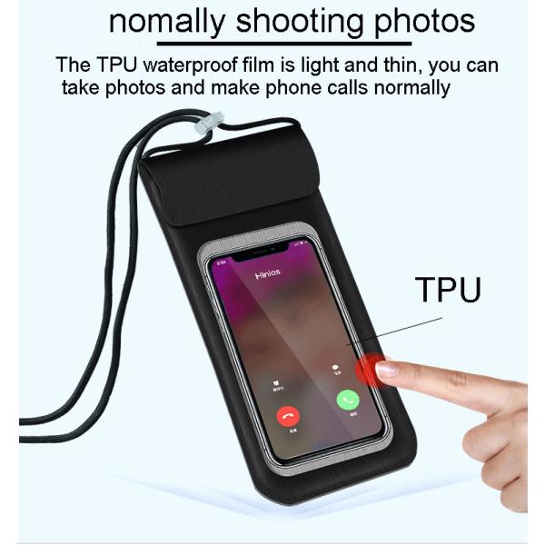 New large-screen waterproof diving suit hot spring swimming waterproof and dustproof sealmobile phone bag