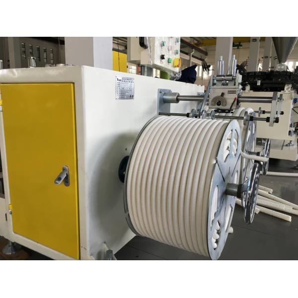Quality PVC Single Wall Corrugated Pipe Extrusion Machine For 12mm- 32mm Diameter Pipes wholesale