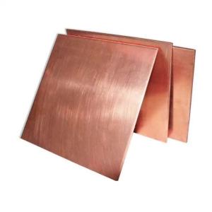 Cold rolled H62 H65 Copper Sheet Red Galvanized ±0.2mm Tolerance