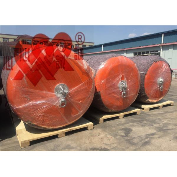 Quality Orange Color Foam Filled Fenders Large Round Boat Fenders High Energy Absorption wholesale