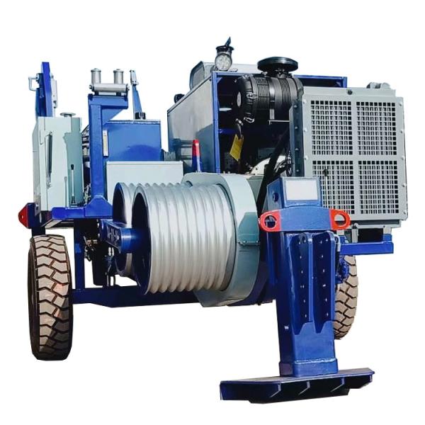 18 Ton Hydraulic Cable Puller Machine Cable Stringing Equipment For Transmission