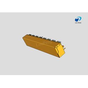 RJ45 8-port jack Cat.5 THT angled