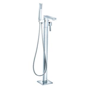 China Stylish Floor Standing Bath Shower Mixer Ceramic Valve  For Bathroom T8170 on sale