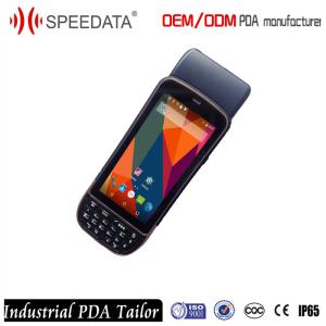 Cheap GPS POS Terminal Industrial PDA Device Qr Code Scanner Reader / Wireless Scanner Printer for sale