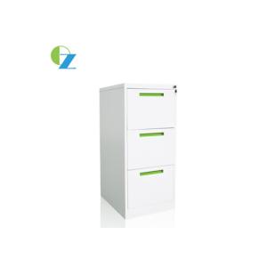 Office Vertical 3 Drawer Metal Filing Cabinet With Lock OEM / ODM Service