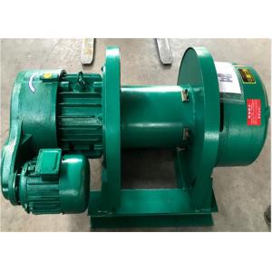 Fixed Single Drum Electric Rope Winch Compact Structure For Heavy Work