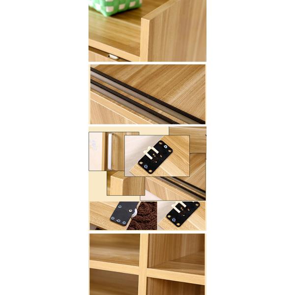 Light Luxury Style Fancy Wooden Shoe Rack Cabinet For Living Room Wooden Products