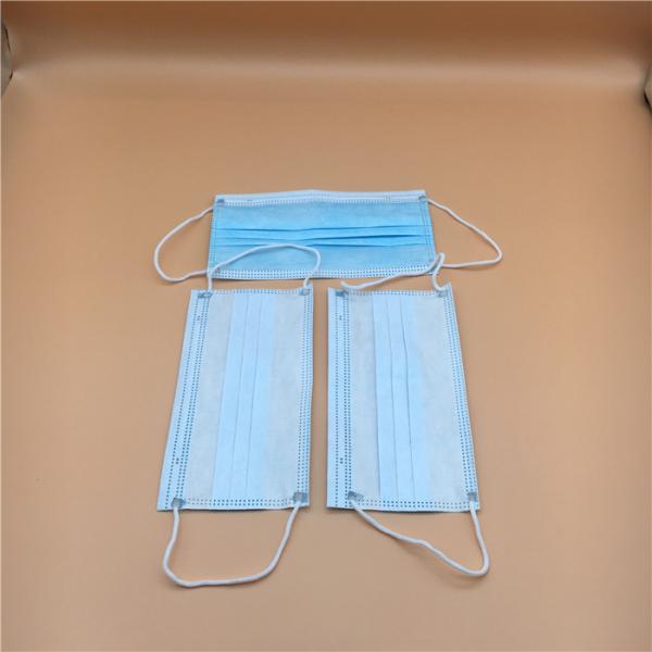 Quality Breathable Fabric Disposable Face Mask With Earloop Anti Covid 19 3 Layer wholesale