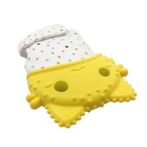 Cheap Pain Relief Teething Glove BPA Free Safe Food Grade Silicone Teether for 3-18 Months Babies BPA Free and Food Grade for sale