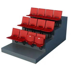 China UV Resistant Indoor Or Outdoor Stadium Sports Seats Free Sample Fireproof Fixed Chairs on sale