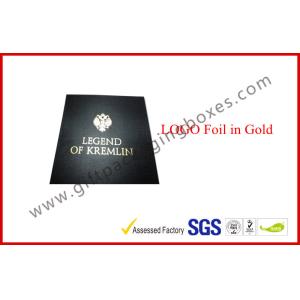 Hot Stampig Emboss Paper Wine Packaging Boxes With Bible Book Shape