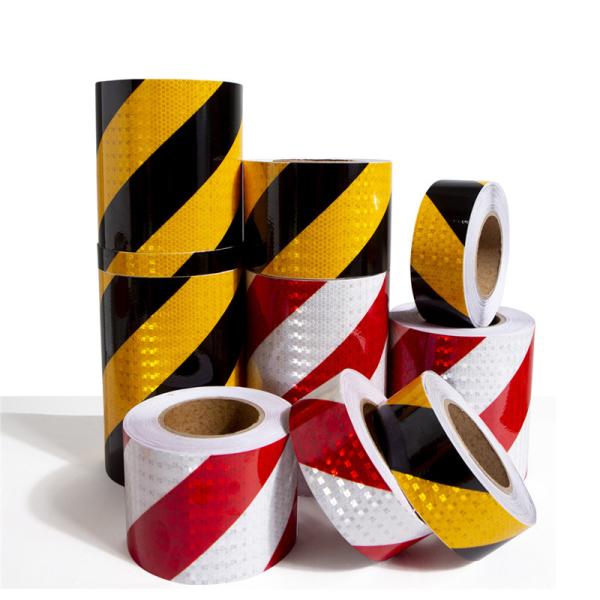 High Visibility Reflective Warning Tape Sticker For Vehicle Pillar Industrial Marking