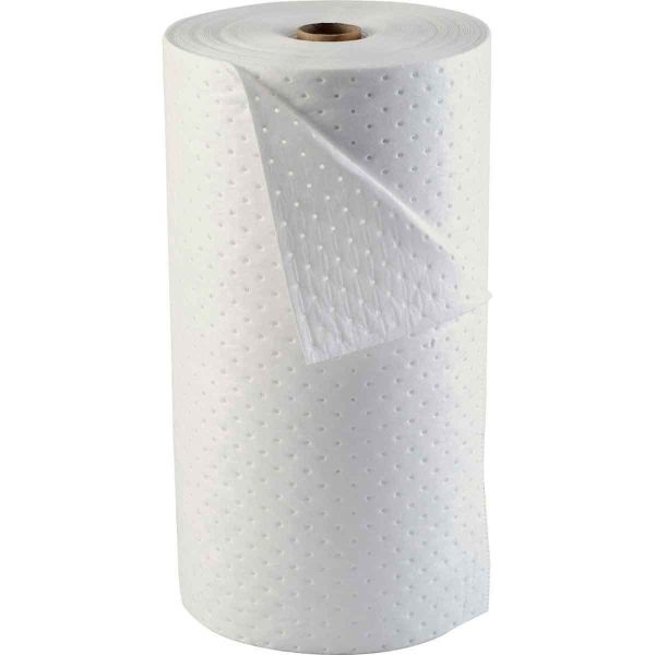 Quality 30"x150' Oil Absorbent Roll with 130L Absorption Capacity and 16 Times Absorbency for Industrial Spill Control wholesale