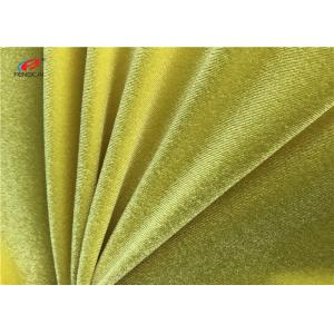 Plain Dyed Pressed Spandex Velvet Fabric 75d For Skirt Trouser Jacket