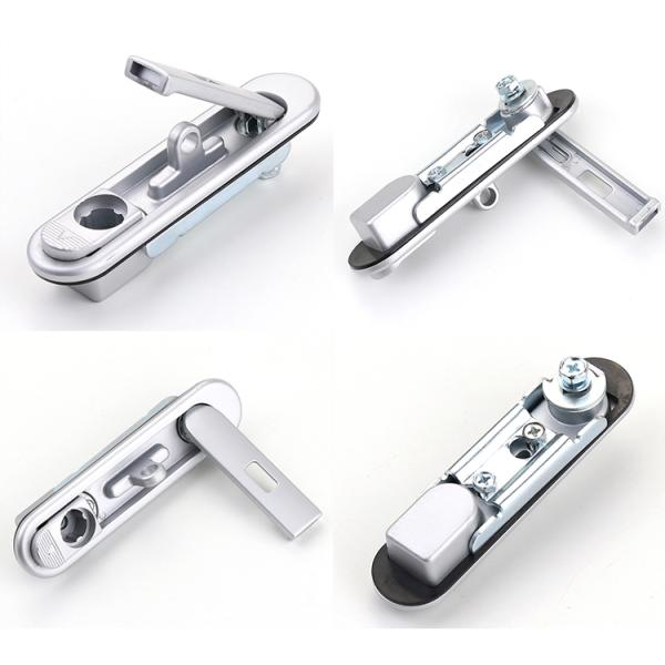 Zinc Electrical Cabinet Door Lock , High Security Door Locks With Swing Handle