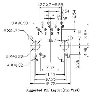 PulseJack J0011D21BNL Connector 8P8C RJ45 10/100Base-T W/LEDs