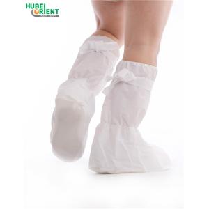 Medical Use PP Coated CPE Boot Covers Non Slip Waterproof Shoe Covers For